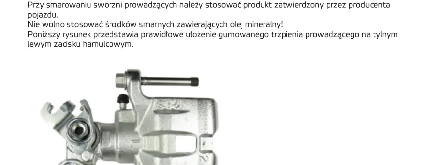 Podgląd noty: Montaż tylnych zacisków hamulcowych Mazda 6 typ GG, GY i GH
